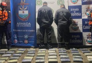 Armada de Colombia incautó 46,7 kilos de cocaína que estaban ocultos en un buque de carga que zarpó de Santa Marta con destino a Aalborg, Dinamarca.